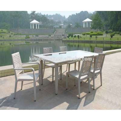 Anti-UV Outdoor Garden Furniture Modern Restaurant Chairs and Tables Party Tables And Chairs